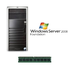 Kit Servidor Proliant Ml110 G6 Xeon X3430   2 Gb Memoria Ram    Windows Server 2008 Foundation R2 Proliant 
